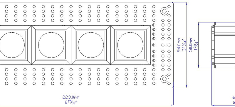 New Design Miniature LED Multiple Recessed Downlight with 4 Heads - Image 4
