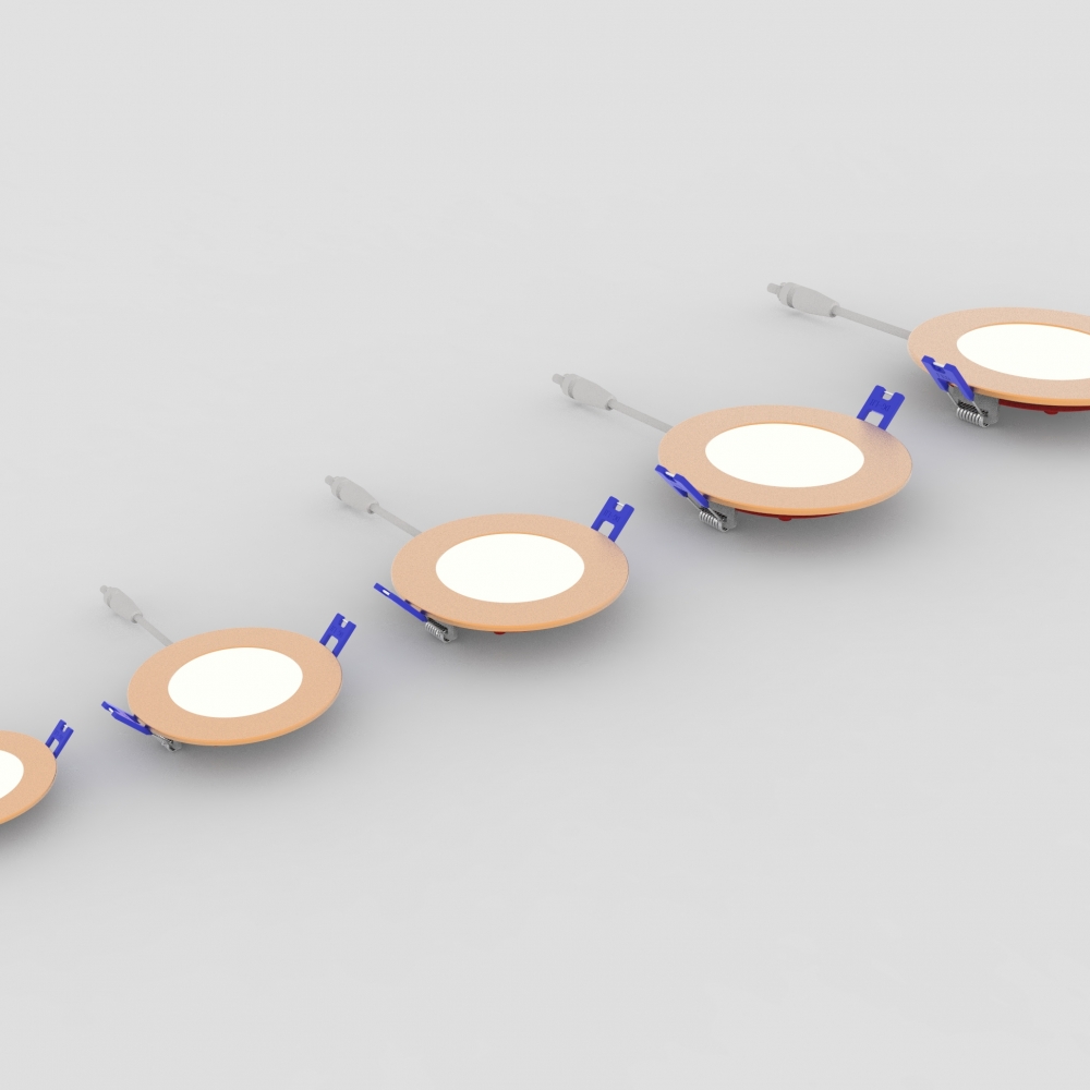4" Fire Rated 3CCT LED Slim Panel Light with POE Solution - Image 3