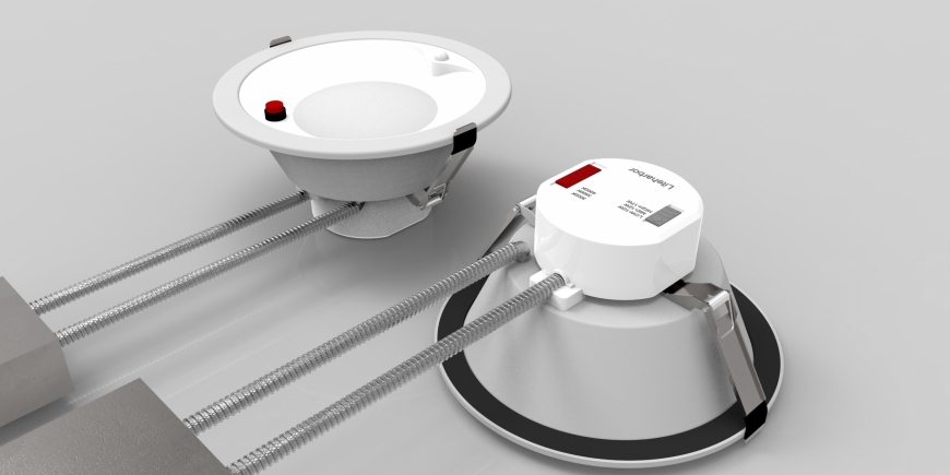 Power and CCT Tunable Recessed Emergency Downlight with PoE Solution